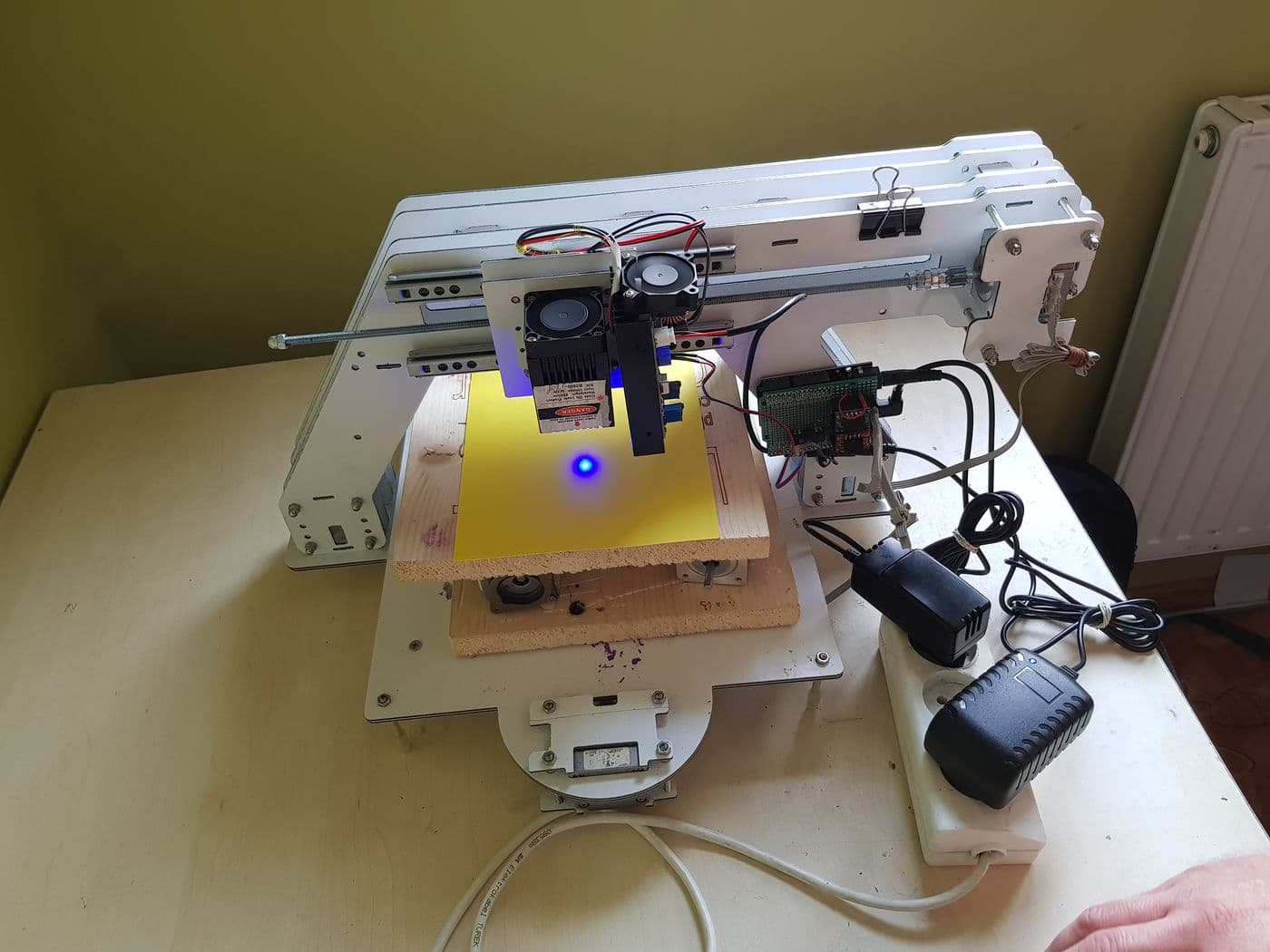 Zdjęcie projektu Laserowy ploter formatu A4